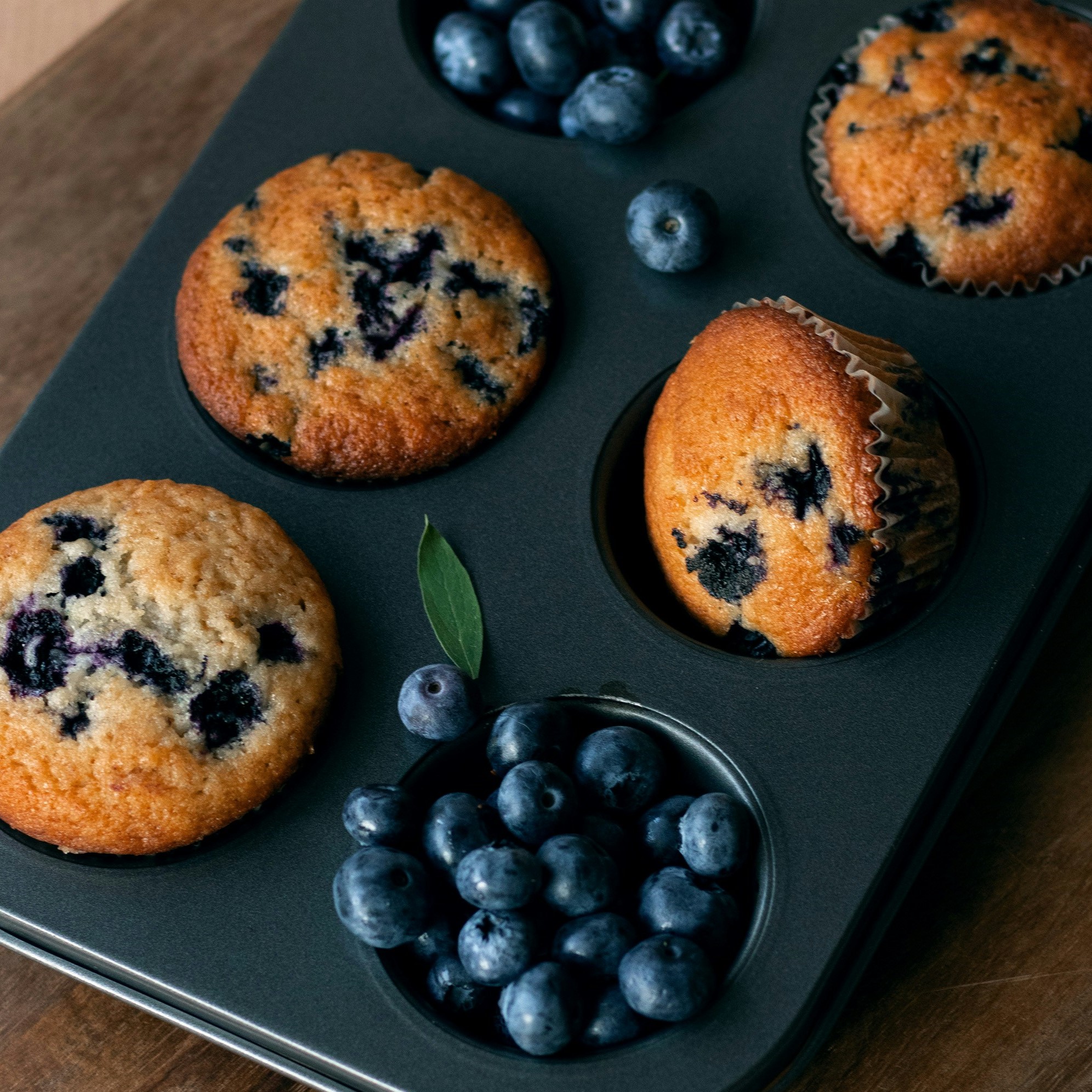 blueberry muffins